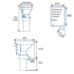 Triturador Industrial Insinkerator 725 | Potencia y Eficiencia para Hostelería