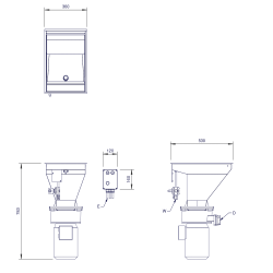 Triturador Industrial 825 | Potencia y Reducción de Ruido para Alta Capacidad