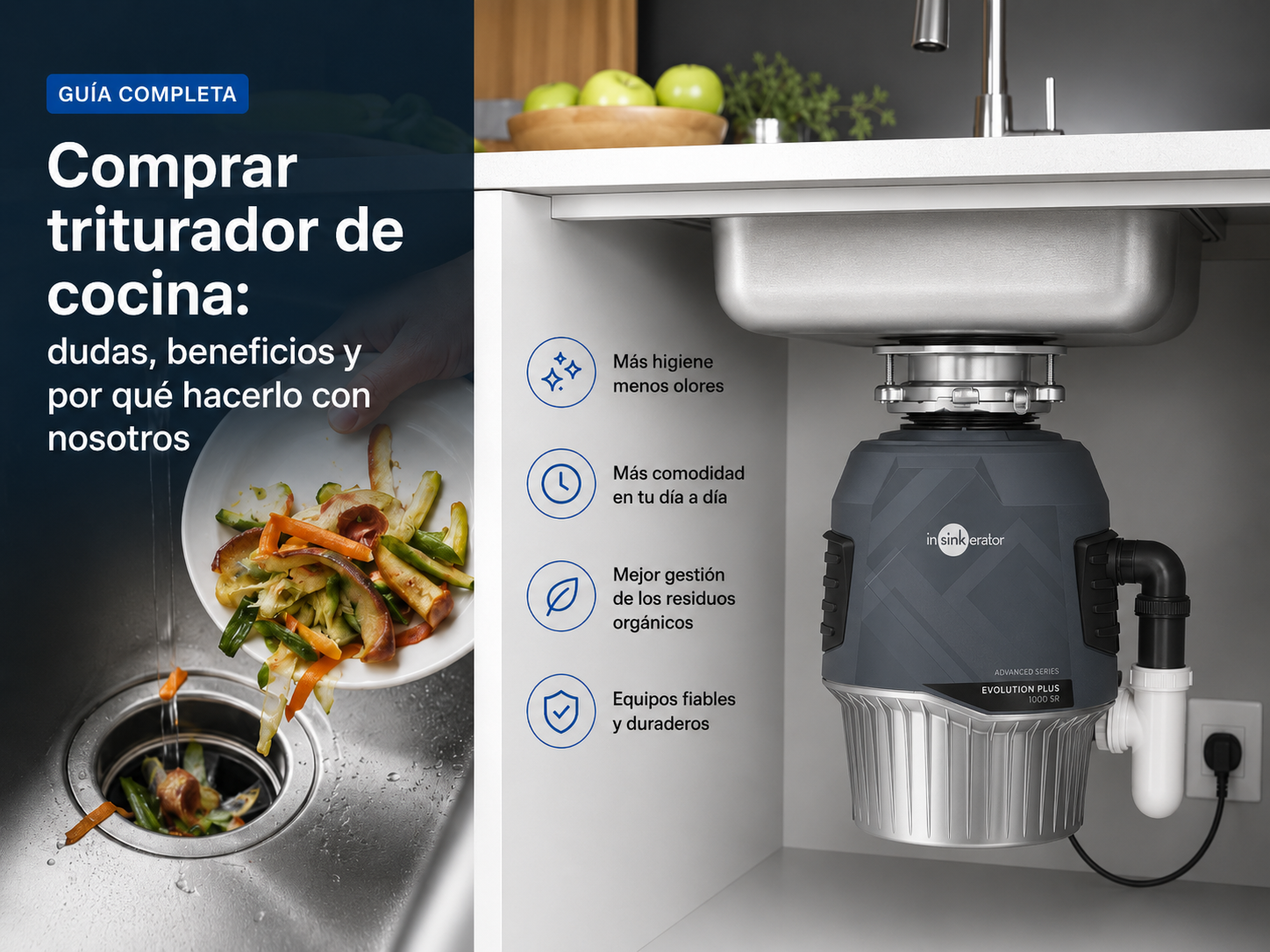 Comprar un triturador de cocina: dudas frecuentes, beneficios y por qué hacerlo en triturador.tienda